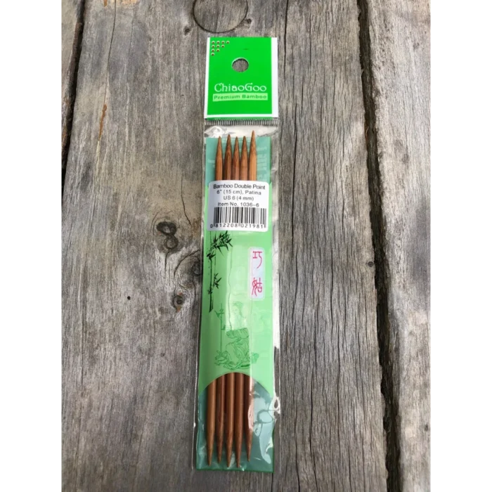 Chiaogoo Patina bambukiniai kojinių virbalai (20cm)