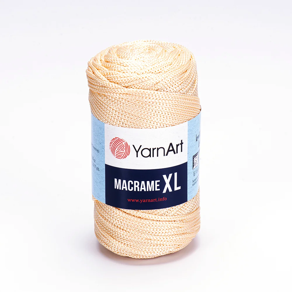 YarnArt Macrame XL - nėrimo virvelė 3-4mm I ''Siūlų Spalvos''