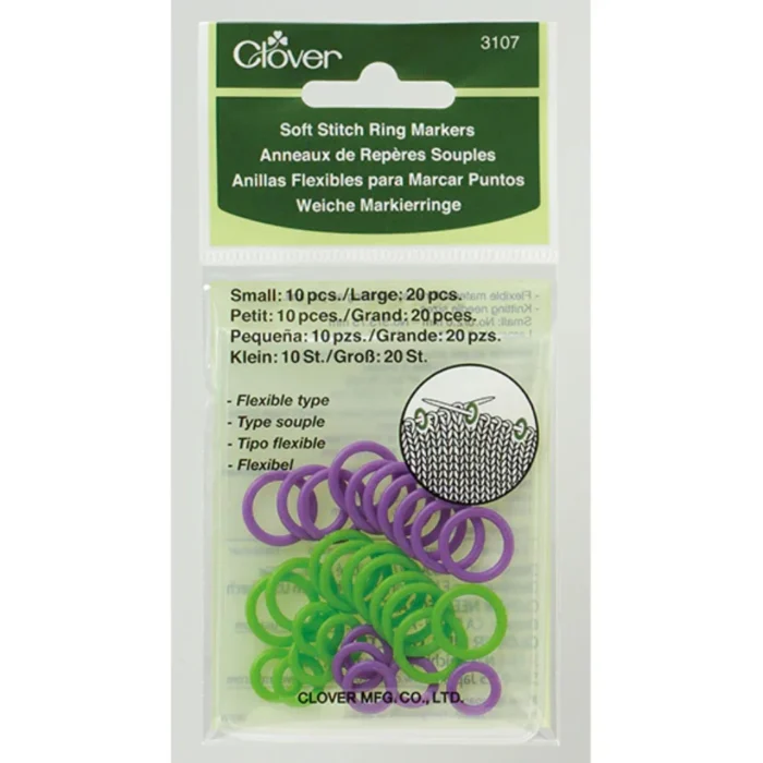 Clover apvalūs minkšti akių žymekliai