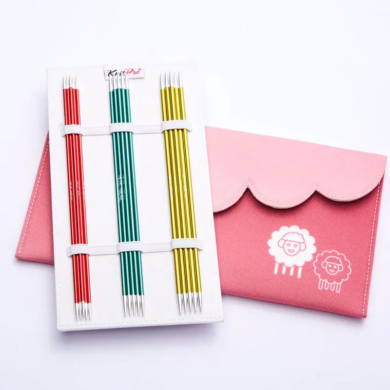 zing-starter-double-pointed-needle-set-20cm_1 KnitPro Zing virbalų rinkinys kojinėms