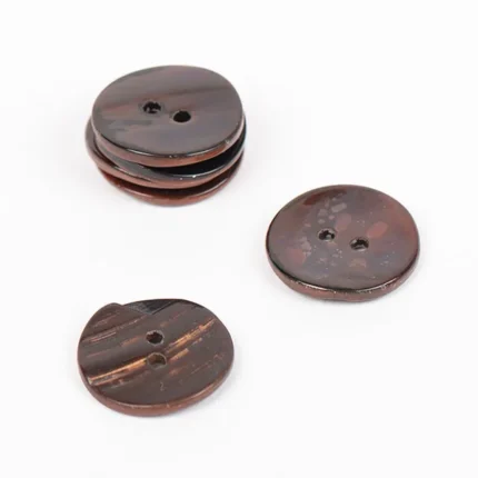 Drops apvalios perlamutrinės sagos