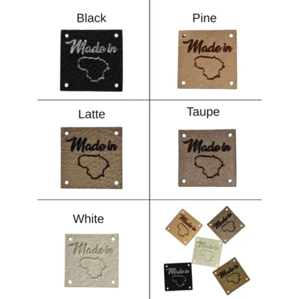 Dirbtinės odos etiketės