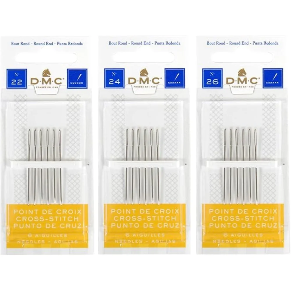 DMC adatos siuvinėjimui kryželiu - 5 DMC adatos siuvinėjimui kryželiu