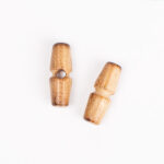 DROPS medinės pailgos kilpinės sagos