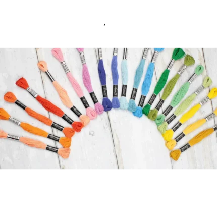 mouliné siūlų rinkinys siuvinėjimui