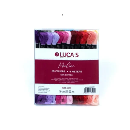 mouliné siūlų rinkinys siuvinėjimui