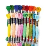 mouliné siūlų rinkinys siuvinėjimui