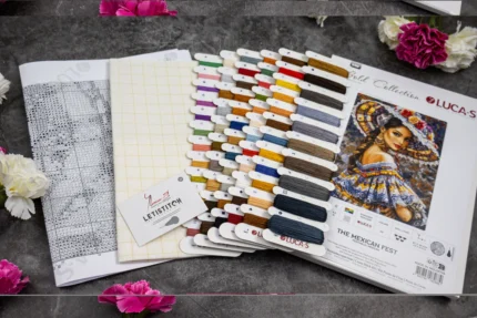 siuvinėjimo kryželiu rinkinys Luca-S