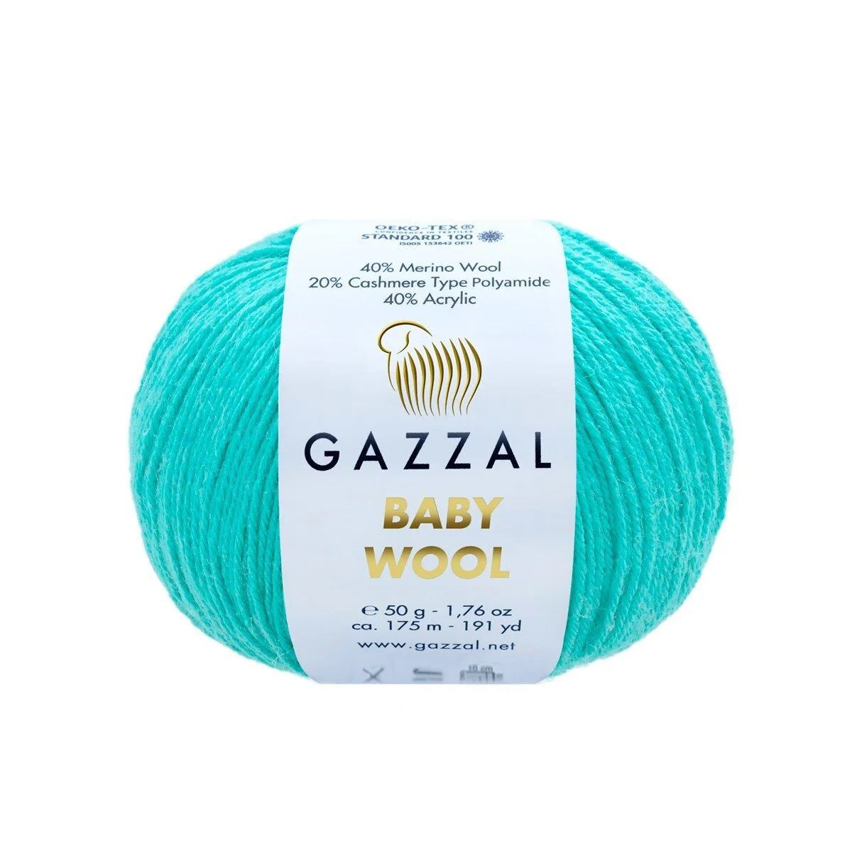 832 turkio - baby-wool Gazzal Baby Wool siūlai