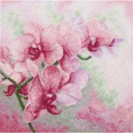 Grakščios orchidėjos Luca-S siuvinėjimo kryželiu rinkinys