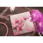 Grakščios orchidėjos Luca-S siuvinėjimo kryželiu rinkinys