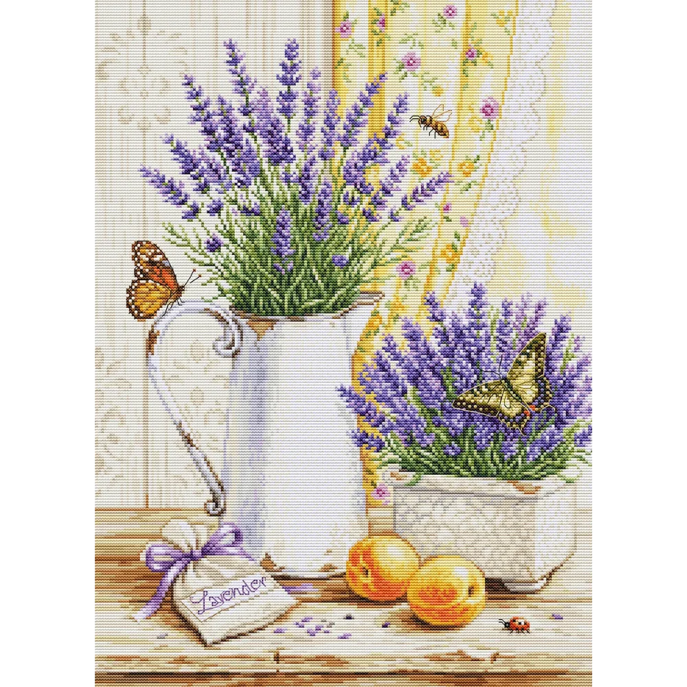 B7063 Levandų aromatas Luca-S siuvinėjimo kryželiu rinkinys