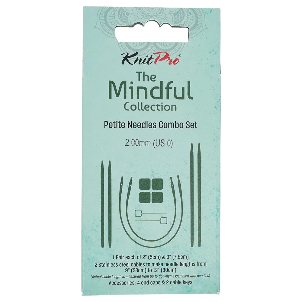 K36287-2 KnitPro Mindful Petite Combo virbalų rinkinys