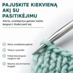 KnitPro Mindful Petite prisukami virbalai