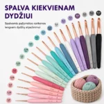 KnitPro Vybe ergonomiškas nėrimo vąšelis