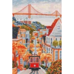 San Franciskas JAV Luca-S siuvinėjimo kryželiu rinkinys