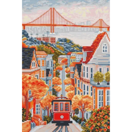 San Franciskas JAV Luca-S siuvinėjimo kryželiu rinkinys