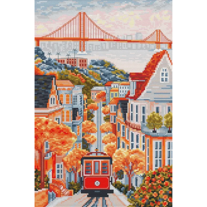 San Franciskas JAV Luca-S siuvinėjimo kryželiu rinkinys